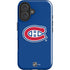 NHL Montreal Canadiens Solid Background iPhone 16 Plus Impact Case
